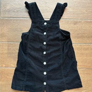 GAP Black Corduroy Jumper Dress